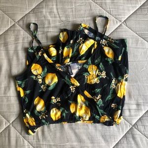 NWOT H&M lemon romper